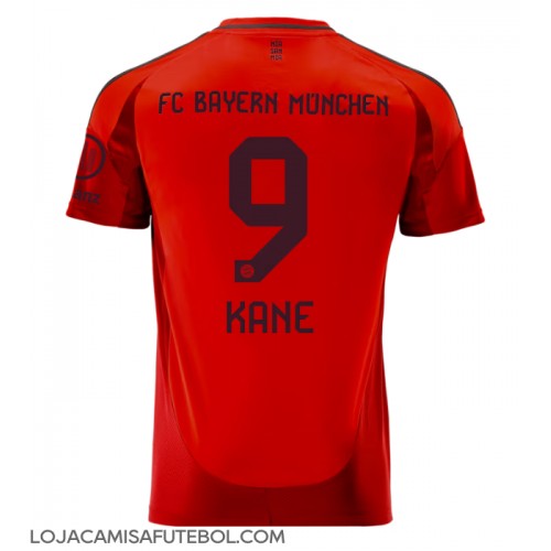 Camisa de Futebol Bayern Munich Harry Kane #9 Equipamento Principal 2024-25 Manga Curta